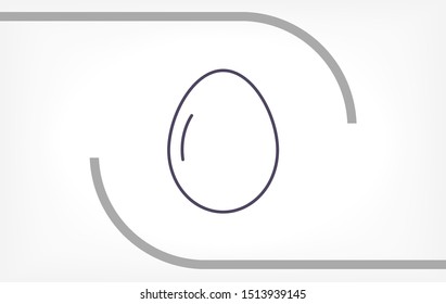 Vector icon eggs 10 EPS . Lorem Ipsum Illustration design