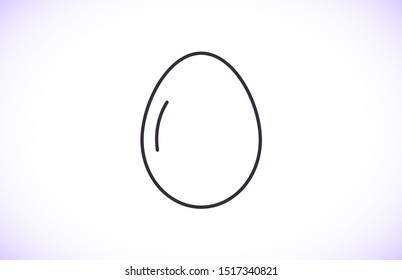 Vector icon eggs 10 EPS . Lorem Ipsum Illustration design