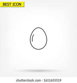 Vector icon eggs 10 EPS . Lorem Ipsum Illustration design