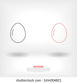 Icono vectorial huevos 10 EPS . Diseño de ilustración de Lorem Ipsum