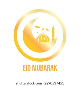 Vector Icon Eid Mubarak Ramadan collection of Islamic religious elements