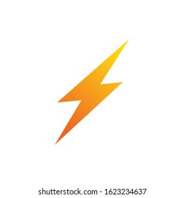Vector icon of electricity or lightning