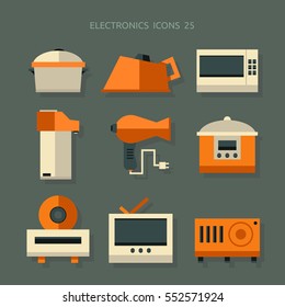 Vector icon electronics