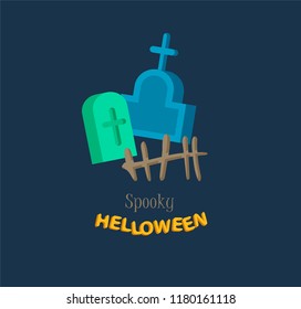 Vector icon and element decoration for happy Helloween