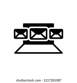 Vector icon for Email marketing