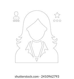 vector icon for employee or customer experiences
