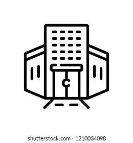 Vector icon for enterprise