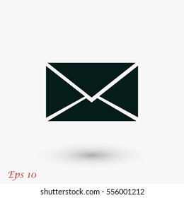 Vector icon Envelope, flat design best vector icon