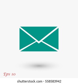 Vector icon Envelope, flat design best vector icon