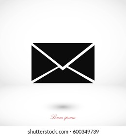 Vector icon Envelope, flat design best vector icon
