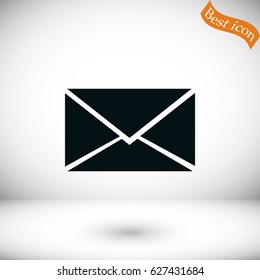 Vector icon Envelope, flat design best vector icon