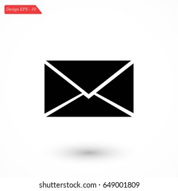 Vector icon Envelope, flat design best vector icon