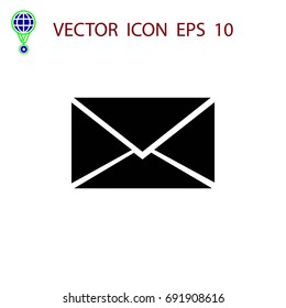 Vector icon Envelope, flat design best vector icon