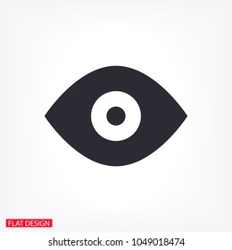Vector icon eye 10 EPS
