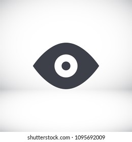 Vector icon eye 10 EPS