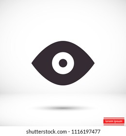 Vector icon eye 10 EPS