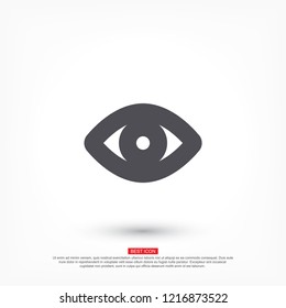Vector icon eye 10 EPS