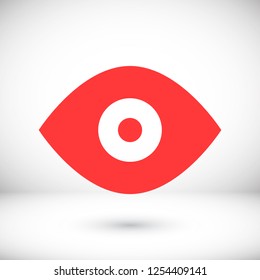 Vector icon eye 10 EPS