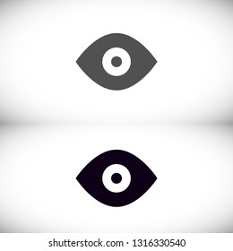 Vector icon eye 10 EPS