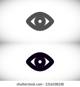 Vector icon eye 10 EPS
