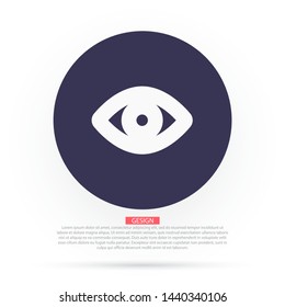 Vector icon eye 10 EPS . Lorem Ipsum Illustration design