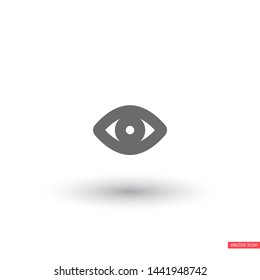 Vector icon eye 10 EPS . Lorem Ipsum Illustration design