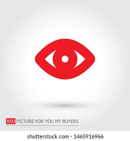 Vector icon eye 10 EPS . Lorem Ipsum Illustration design