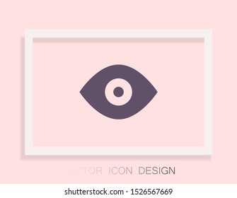 Vector icon eye 10 EPS . Lorem Ipsum Illustration design