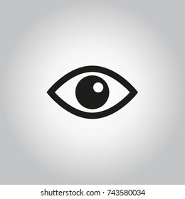 vector icon of the eye