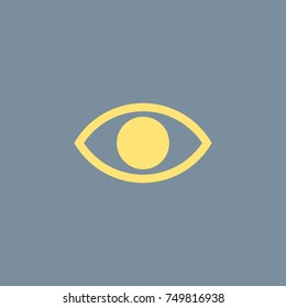 Vector icon of Eye. Eps-10.