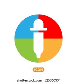 Vector Icon of Eyedropper