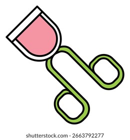 Vector Icon of Eyelash Curler for Makeup