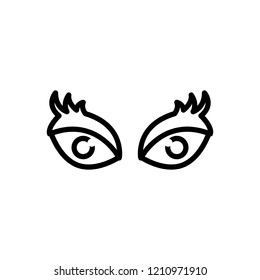 Vector icon for eyes