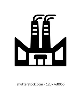 Vector icon for factory