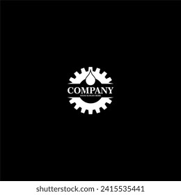 Icono del vector, logotipo de fábrica, logotipo de fábrica. Instalaciones industriales.