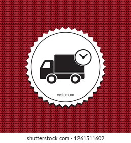Vector icon fast delivery