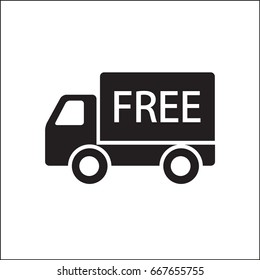 Vector icon fast delivery