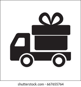 Vector icon fast delivery