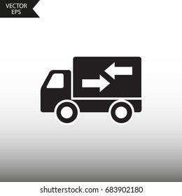 Vector icon fast delivery