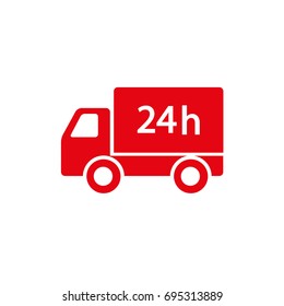 Vector icon fast delivery