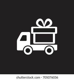 Vector icon fast delivery
