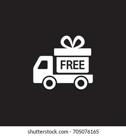 Vector icon fast delivery
