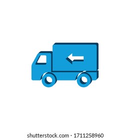 Entrega rápida de iconos de vectores
isométrico. Signo 3d aislado en fondo blanco.