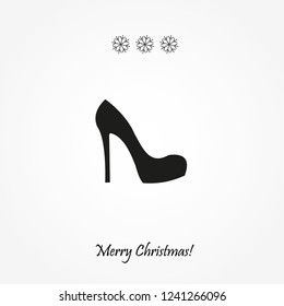 Vector icon female shoes