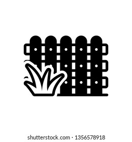 Vector icon for fence