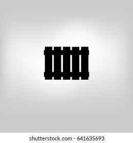 vector icon fence, fencing iluustration no background