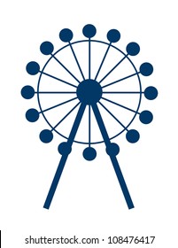 vector icon ferris wheel