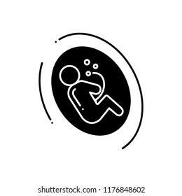 Vector icon for fetus 