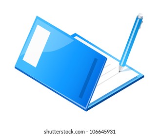 vector icon file and pen
