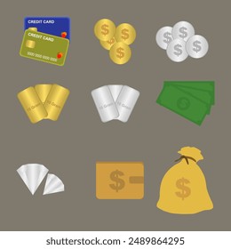 Icono de Vector para herramientas de transacciones financieras